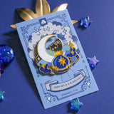 Thousand Skies Deep Sky and A Black Cat Enamel Pin