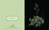 These luminous notecards capture the beauty of the forest floor, from ferns to fungi.

Share the wonders of the woods with fellow nature lovers. Julya Hajnoczky's photographs celebrate the oft-overlooked world of mushrooms, mosses, ferns, and other foraged treasures. Carefully arranged against striking black backgrounds, these portraits of biodiversity lend a fresh and sophisticated touch to your handwritten messages.