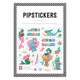 PipStickers are the PERFECT gift for the sticker lover in your life - even if it's you! These unique PVC designs with silver foil accents come on a clear backing and cannot be found anywhere else.

Includes one 4" x 4" sheet of Deep Sea Reads PipStickers and includes the Pipsticks manifesto.