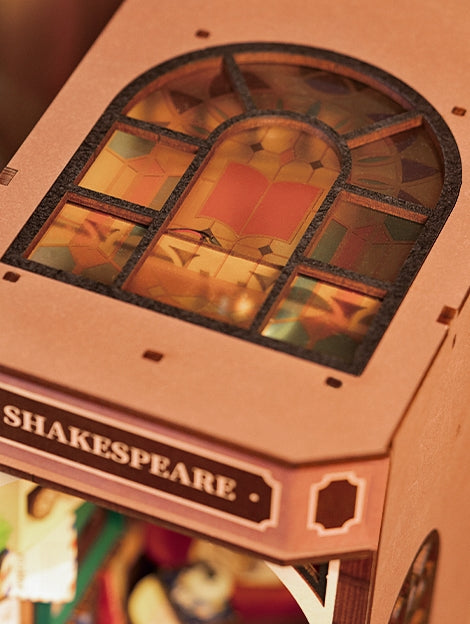 Kit de rincón de libros para librería, casa en miniatura de bricolaje