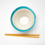 Donburi Bowl with Chopsticks Set Robin

Bowl Size: 5" Dia x 3.75"H
Chopsticks 9"L
Capacity: 18 fl oz
Origin: China