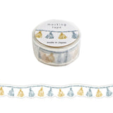 A new watercolor-style design with nuances is now available!
This series is a series with a touch and bleeding like a hand-drawn one.
It has a refreshing and transparent color that can be used casually.

Width 15mm × Length 5m
Material:&nbsp;Washi paper
Includes 1 roll of washi
Last few pictures shown are all the designs in the same collection, each sold separately.