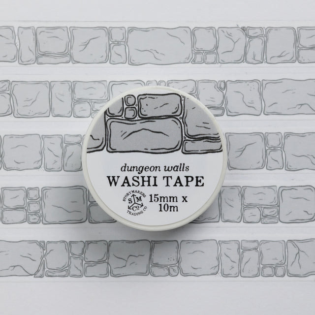 Kingdom of Threads - Dungeon Walls Washi Tape - Mapmaker Series