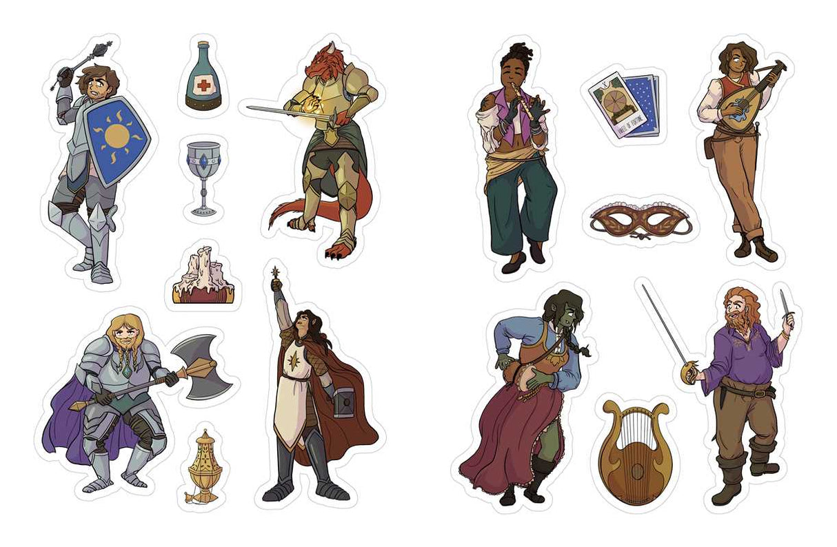 Düngeonmeister Rpg Sticker Book By Jef Aldrich