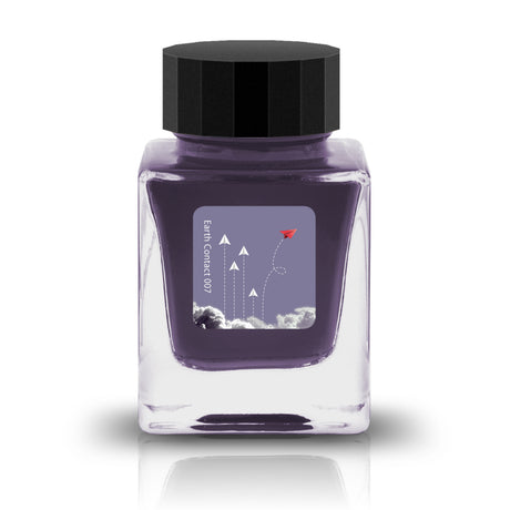 Embrace the bold and vibrant tones of nature through Tono &amp; Lims'&nbsp;Earth Contact Line. Inspired by rich gemstones, each ink color is perfect for those who enjoy adding radiance to their collection. Be sure to shake the bottle well before use to evenly disperse the glitter.

RGB: 123, 118, 148
Purple
Shimmering
30 ml