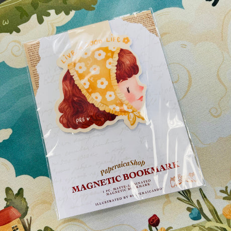 PaperaicaShop Live a Good Life Magnetic Bookmark