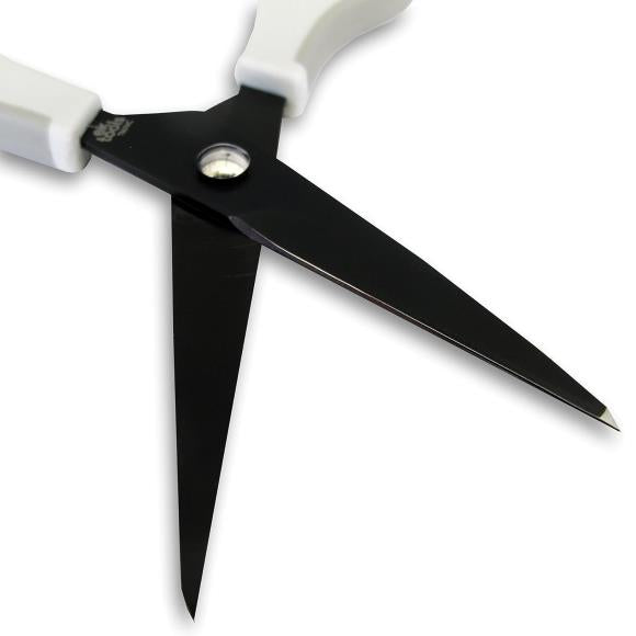These scissors feature a comfort grip handle that make them perfect to use on all your craft projects! They have non-stick blades and can be used for both right and left handed people.&nbsp;

This package contains Small Precision Scissors, one 5 inch long pair of scissors with a safety cover.