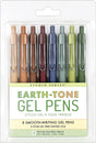 Quick-drying fine-tip gel pens with expressive earth-tone colors provide a seamless flow of ink for a flawless writing experience!   Retractable gel pens are perfect for intricate journaling, drawing, planning, and more!  Ultra-fine 0.5 mm tips for precision writing.  Smudge-free. No bleed-through.  Choose from a palette of 8 earth tones to bring a touch of nature to all your writing projects.  Perfect for sketching, note-taking, and correspondence.  8 earth-tone colors feature greens, blues, and browns.  