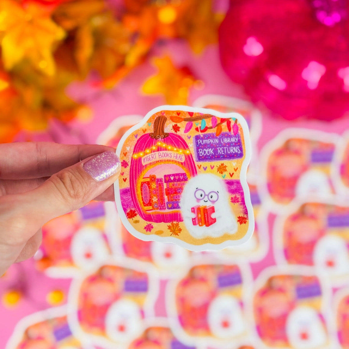 This whimsical design was hand lettered and illustrated with lots of love. The size of this decal is 3". It is made of durable & weather resistant vinyl that is dishwasher safe, able to withstand exposure to wind, rain and sunlight and is scratch resistant. All artwork is original.