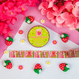Add a pop of strawberry fun to your projects with our adorable Strawberry Bookshelf washi tape! Perfect for using in your planner, crafts, scrapbooking, and creative decorating, this cute washi tape sticks securely yet removes cleanly without damage.&nbsp;

Details:

Size: 15mm width x 10m length
Removable Washi Tape
Slightly Transparent
Features my hand drawn design as a repeat pattern