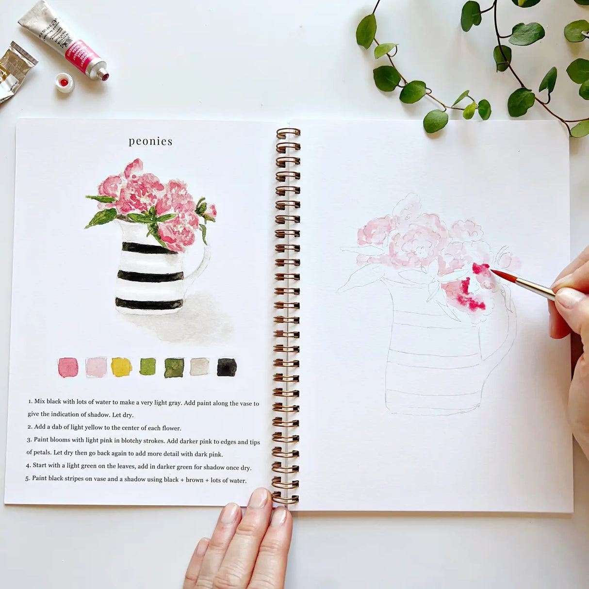 Emily Lex Studio - Bouquets Watercolor Workbook