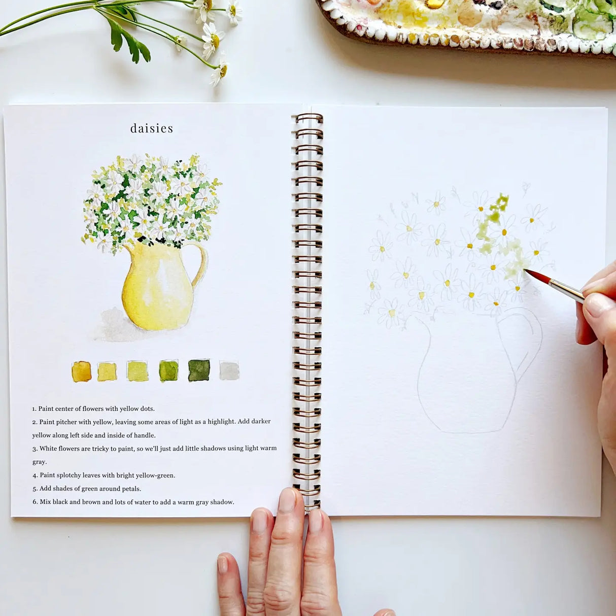 Emily Lex Studio - Flower Watercolor Workbook
