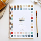 Emily Lex Studio Watercolor Workbook - Baking

Twelve baking illustrations — a cupcake, layer cake, mixing bowl, lattice pie, tray of cookies, rolling pin with cookie cutters, and more — each pre-outlined with step-by-step instructions. Paintings take about thirty minutes from start to finish, making it approachable for first-time painters and a favorite for gifting.

12 beginner-friendly illustrations
Thick 120lb watercolor paper&nbsp;
Lay-flat pages with spiral binding for hassle-free painting and easy te
