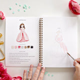 Twelve storybook illustrations — a princess, castle, dragon, mermaid, fairy, unicorn, and more — each pre-outlined with step-by-step instructions. Paintings take about thirty minutes from start to finish, making it a favorite for young painters and the grown-ups who paint alongside them.

12 beginner-friendly illustrations
Thick 120lb watercolor paper&nbsp;
Lay-flat pages with spiral binding for hassle-free painting and easy tear-out&nbsp;
Lightly outlined sketches to guide you&nbsp;
Easy to carry, travel-r