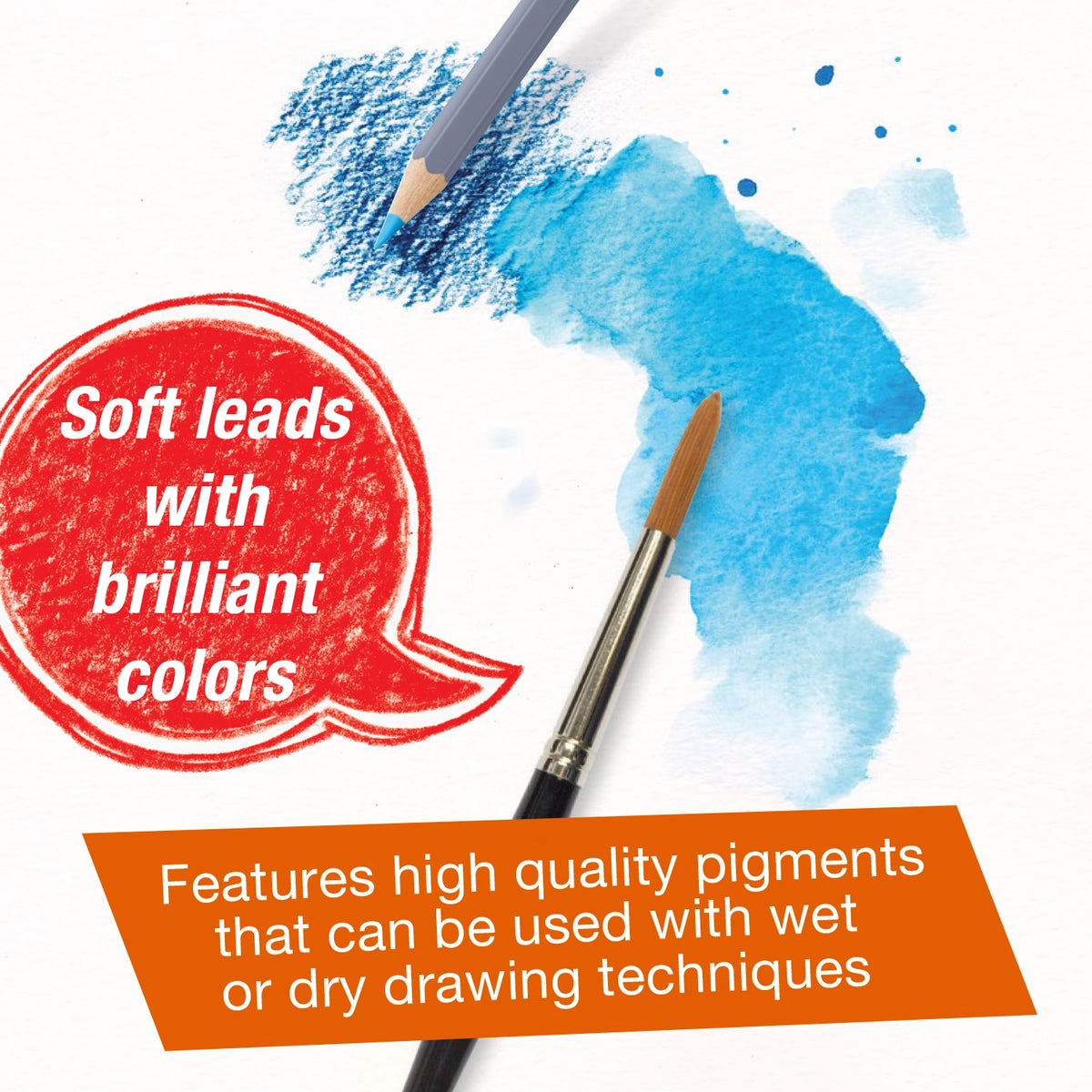Faber-Castell Goldfaber Aqua Watercolor Pencils - 12ct