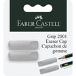 The Grip Eraser Cap - attached on the rear to lengthen the pencil or on the front as a pencil point protector, it's always close at hand. It has the same high quality as all the other Faber-Castell quality erasers and is of course PVC-Free.