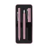 Faber-Castell Grip 2010 Fountain & Ballpoint Pen Gift Set - Rose Shadows