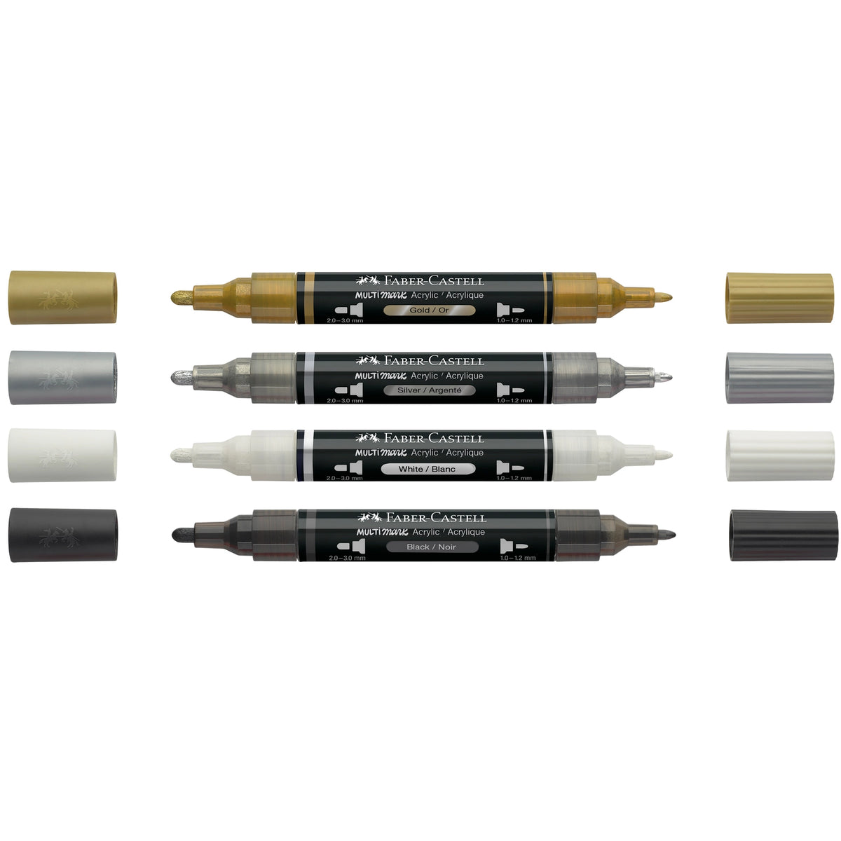 Faber-Castell Multimark Acrylic Paint Markers Classic Colors