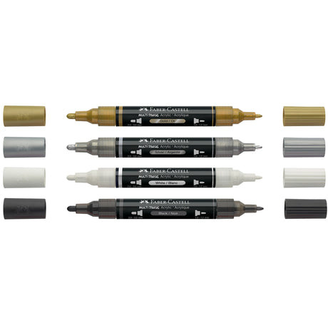 Faber-Castell Multimark Acrylic Paint Markers Classic Colors