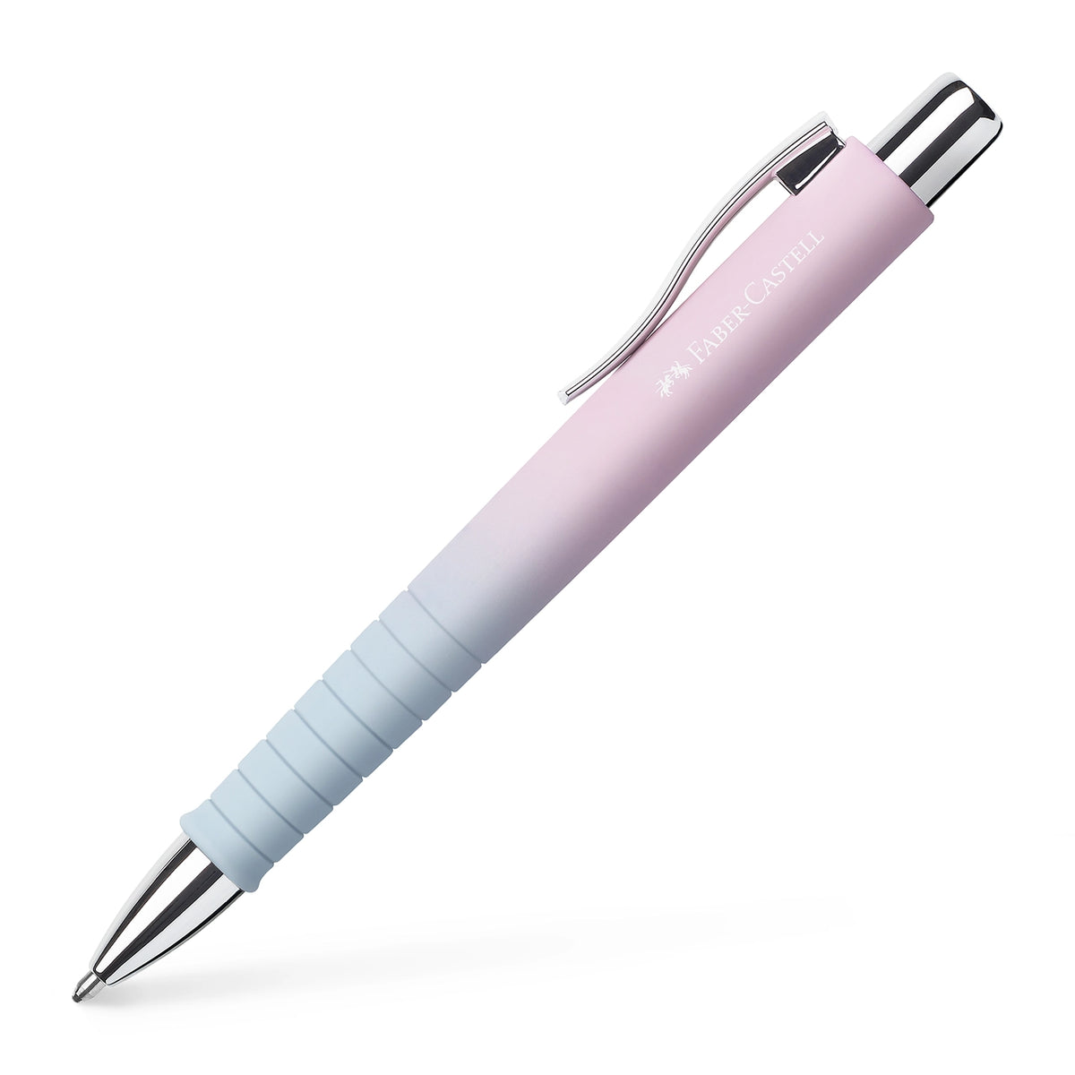 Faber-Castell Poly Ball Flow Fountain & Ballpoint Pen Gift Set - Blushing Sky