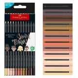Black Edition Color Pencils with black wood and supersoft leads have great effects on light and even colored and dark paper. Pure Color!