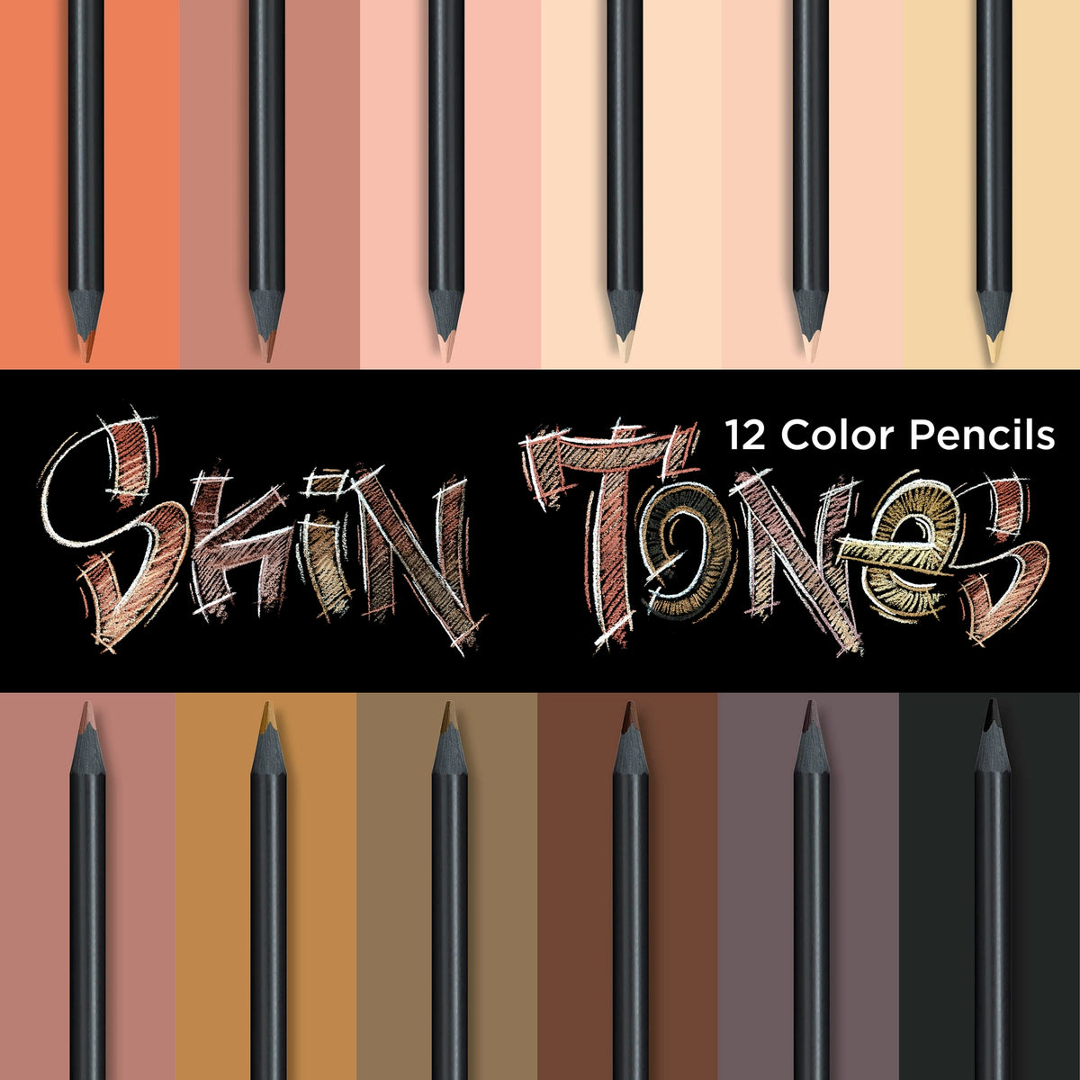Black Edition Color Pencils with black wood and supersoft leads have great effects on light and even colored and dark paper. Pure Color!