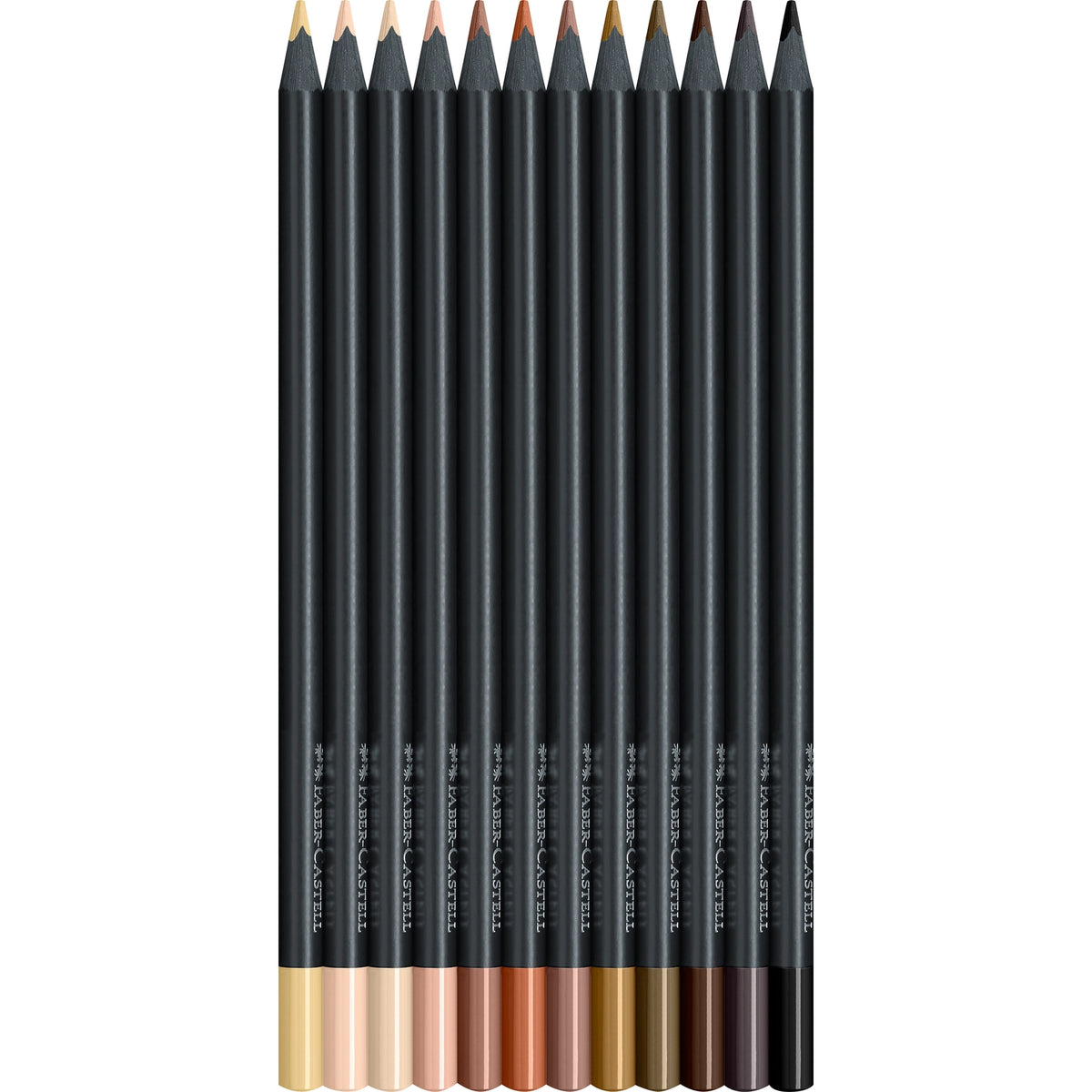 Black Edition Color Pencils with black wood and supersoft leads have great effects on light and even colored and dark paper. Pure Color!