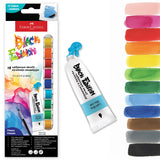 Faber-Castell Black Edition Acrylic Liquid Paint Tubes - Pastel

12 Count set of watercolor paint tubes, each 0.3 fl oz (9ml) in size for use on light colored papers.