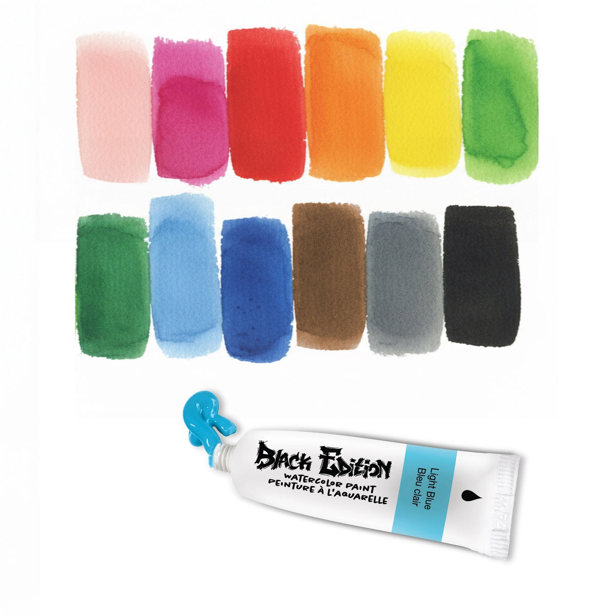 Faber-Castell Black Edition Acrylic Liquid Paint Tubes - Pastel

12 Count set of watercolor paint tubes, each 0.3 fl oz (9ml) in size for use on light colored papers.