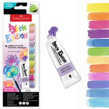 Faber-Castell Black Edition Watercolor Liquid Paint Tubes - Neon

12 Count set of watercolor paint tubes, each 0.3 fl oz (9ml) in size for use on light colored papers.