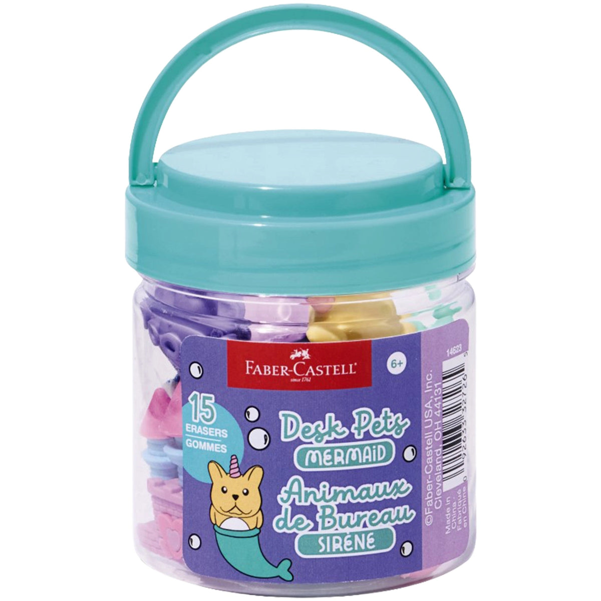 Faber-Castell Desk Pets Mini Erasers - Mermaid

Meet Desk Pets — adorable mini erasers that bring a little personality to every desk!