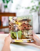 Kit de rincón de libros con forma de sakura que cae