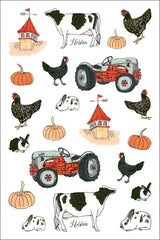 Fans can't get enough of Julia Rothman's acclaimed illustrations from her best-selling book, Farm Anatomy, and now they can put them anywhere they want with more than 750 colorful stickers depicting chickens, bees, bugs, knots, fences, tractors, sheep, pigs, goats, vegetables, and much more of the bountiful parts and pieces of farm life. In a compact gift package at the irresistible price of $12.95.
