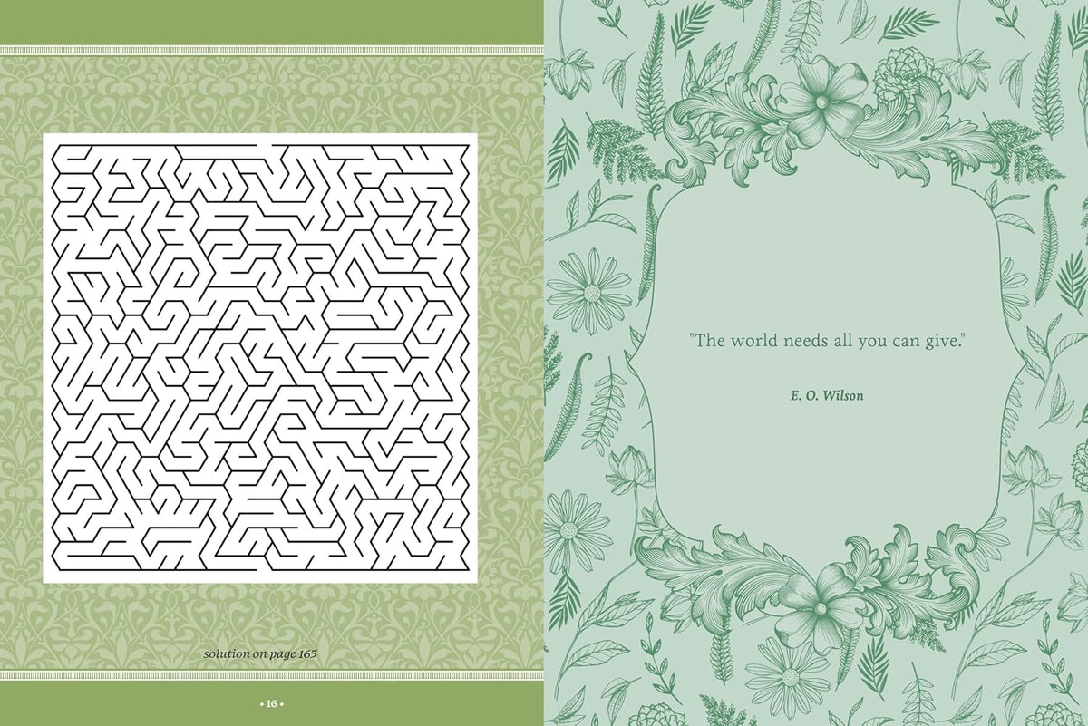 Celebrate the diversity of life on earth with 500+ stickers, 50+ activity and coloring pages, and instructions for candle making, drying bouquets, and so much more!
With Flora, Fauna, Botanicals, and Bees Sticker, Color & Activity Book, you can take a closer look at the things that are living all around you—that’s more than 2 million non-plant species (fauna) and nearly 400,000 plants (flora).

These numbers merely scratch the surface. Estimates vary, but that figure could actually be millions—if not billio