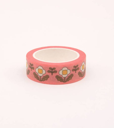 Floral Washi Tape - Vintage Pink