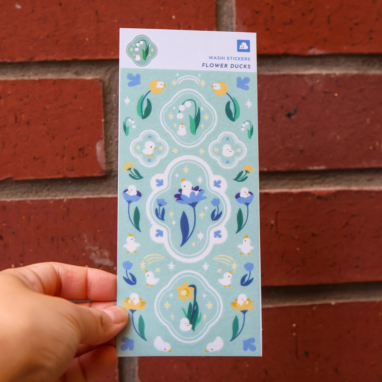 Sticker Sheet: 6 x 3 inches
Sticker Sheet Package: 7 x 3 inches
Printed in China
Design © Thousand Skies