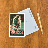 Elevate your inventory with this classic 3.5" x 5.5" postcard featuring an image from our Photography & Film Related collection titled French Godzilla Poster.