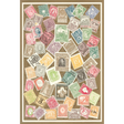 Elevate your inventory with this classic 3.5" x 5.5" postcard featuring an image from our Literature &amp; Letters collection titled Stamps of the World.