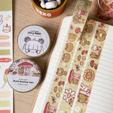 Cherry Rabbit Frog Friends Washi Tape