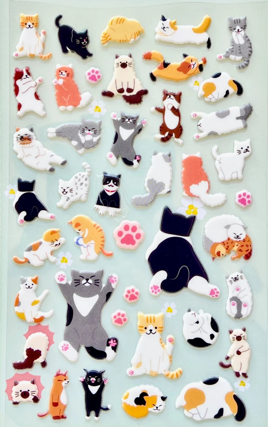 Funny Sticker World - Kawaii Cat 2 Puffy Sticker Sheet

Sweeten up your journal, planner, or craft projects with the Kawaii Cat Puffy Sticker Sheet from Funny Sticker World. Filled with adorable cat‑themed illustrations, this sheet brings a playful charm to any page.

Puffy sticker sheet
Includes 1 sticker sheet