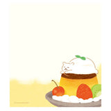 Introducing the cute memo pads from the "Okashina Animal Studio" collection! The Japanese word "okashina" comes with 2 different meanings; one which means funny and one which means sweets. These are both depicted well within the different memo designs that you will see in this collection.