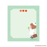 Introducing the cute memo pads from the wonderful artist Ryoko Yomogida's With Trip collection! It features a lovely girl character accompanied by her little animal friends as they adventure through the world. Choose from the various designs available to spread warmth one note at a time!