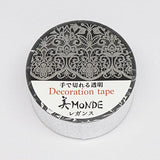 Cinta adhesiva transparente PET con encaje Beauty MONDE GR4079