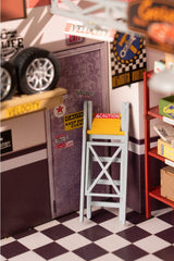 Kit de casa en miniatura para hacer tú mismo en un taller de garaje
