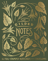 Level up your stationery game with these foil-embellished notecards. Their timeless aesthetic makes them the perfect go-to notecards for any snail-mail occasion, but their ornamental and shiny foil effects make them an outstanding choice for holiday stationery as well. Blank inside and ready for your customization, Gilded Notes—illustrated by Dana Tanamachi, the artist behind the bestselling Nouveau One Line a Day and Gilded One Line a Day memory books—are sure to wow your pen pals and remain a keepsake