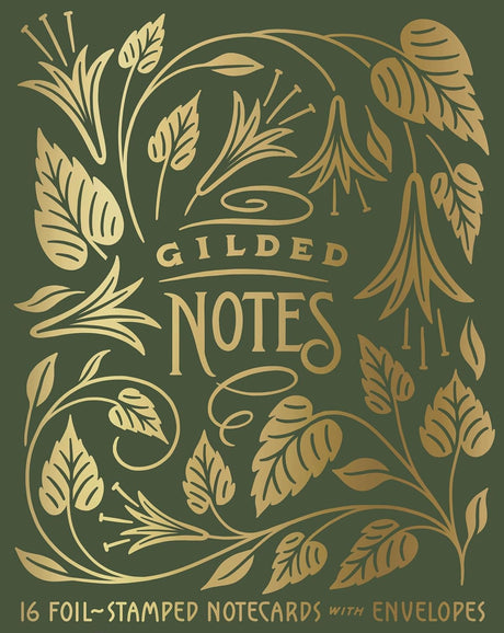 Level up your stationery game with these foil-embellished notecards. Their timeless aesthetic makes them the perfect go-to notecards for any snail-mail occasion, but their ornamental and shiny foil effects make them an outstanding choice for holiday stationery as well. Blank inside and ready for your customization, Gilded Notes—illustrated by Dana Tanamachi, the artist behind the bestselling Nouveau One Line a Day and Gilded One Line a Day memory books—are sure to wow your pen pals and remain a keepsake
