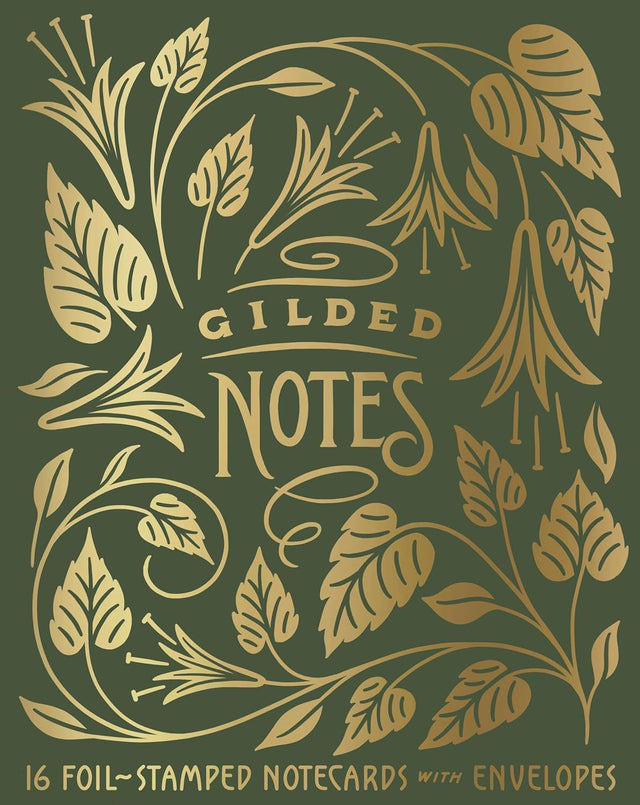 Level up your stationery game with these foil-embellished notecards. Their timeless aesthetic makes them the perfect go-to notecards for any snail-mail occasion, but their ornamental and shiny foil effects make them an outstanding choice for holiday stationery as well. Blank inside and ready for your customization, Gilded Notes—illustrated by Dana Tanamachi, the artist behind the bestselling Nouveau One Line a Day and Gilded One Line a Day memory books—are sure to wow your pen pals and remain a keepsake