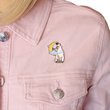 Glitter Punk - Pointed Cat Enamel Pin

Affectionate, clever and loud - there's no feline with the personality quite like a pointed cat!

This super sweet enamel pin depicts a pointed cat in a relaxed moment, in front of a glittery moon and clouds.