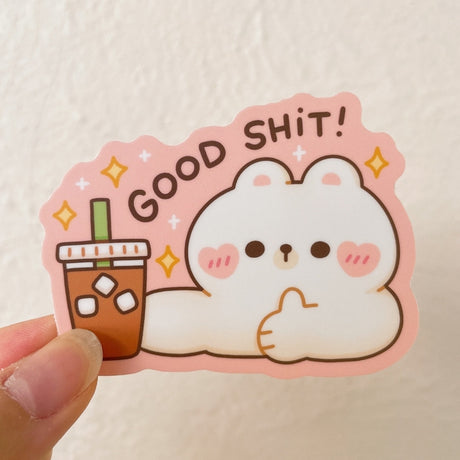 Sticky Rice Co - Good Shit Coffee Vinyl Sticker