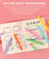 Add a pop of vibrant color and a burst of fruity fragrance to your notes with the Grabie 6 Scented Highlighters set! These premium highlighters combine bold neon inks with a smooth, smudge-free formula that is perfect for studying, planning, and creative journaling.

6 DELICIOUS FRUIT SCENTS - Make your notes smell as good as they look! Each of the six highlighters features its own unique, delightful fruit fragrance corresponding to its neon color: strawberry, orange, lemon, apple, blueberry, and grape.
FAS